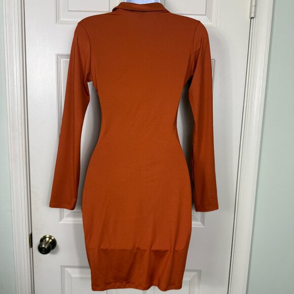 GUESS Landry Knit Dress – Ginger Spice (XS) - Picture 3 of 6
